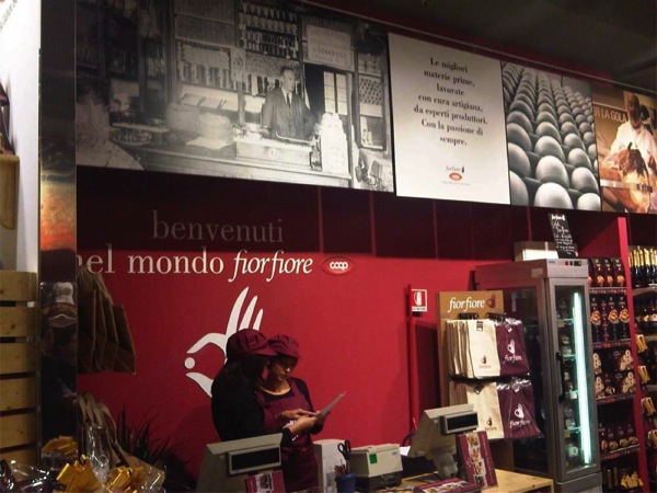 IPERCOOP SICILIA - temporary store fiorfiore Catania