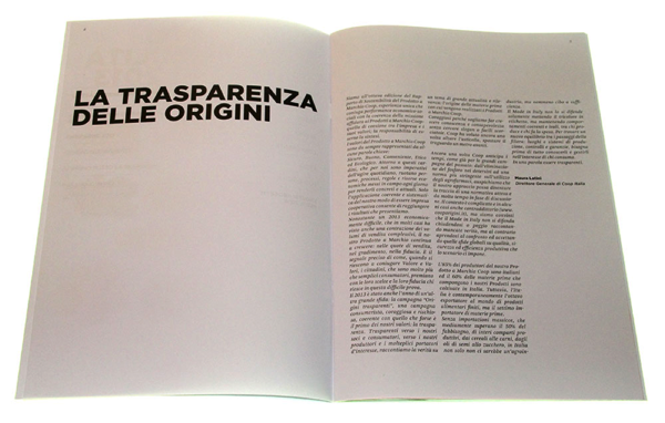 Coop Italia - Rapporto sostenibilità e valori 2013 - prefazione